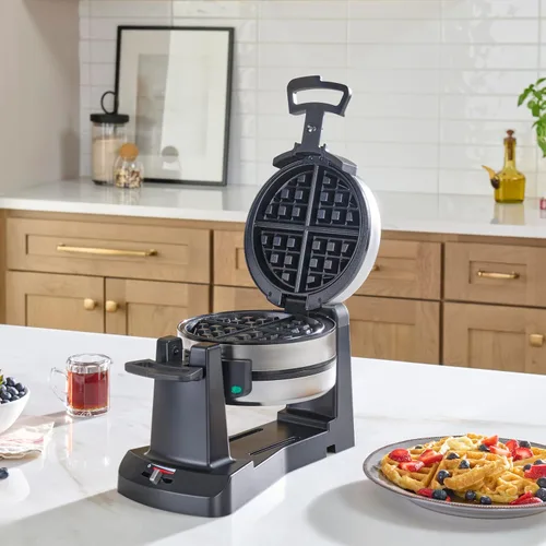 Miniatura 2 de Cuisinart WAF-F40NAS - Máquina de gofres belga de doble volteo