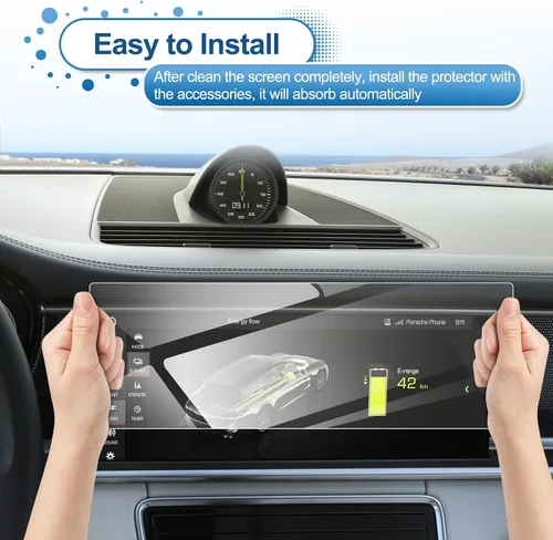 Miniatura 7 de Protector de pantalla Panamera 2017 2018 2019 2020 2021 2022 para Porsche Panamera pantalla táctil de 12.3 pulgadas, protector de vidrio templado