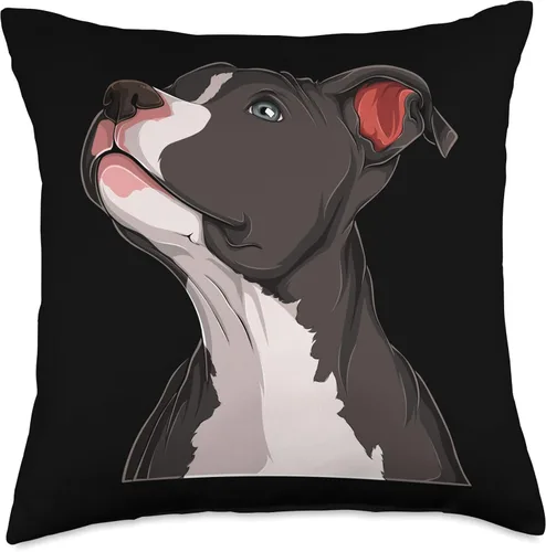 Dogs Pitbull Pit Bull Dog Love Dog Owner American Pit Bull Pitbull Terrier - Almohada canina para cabeza de perro, 18 x 18 pulgadas, multicolor