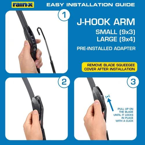 Miniatura 4 de Rain-X 810337 Total Clear Beam - Limpiaparabrisas de 20 pulgadas (x2) para todo tipo de clima, con escobilla de goma para limpieza suave