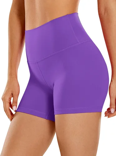 CRZ YOGA Butterluxe - Pantalones cortos de ciclismo para mujer de 2.5 pulgadas, 4 pulgadas, 6 pulgadas, 8 pulgadas, cintura alta, para