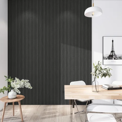 Miniatura 9 de Upick Paneles de pared acústicos de MDF que absorben el sonido, paquete de 2 paneles de pared de espuma a prueba de sonido de 94.5 x 23.4 pulgadas