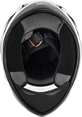 Miniatura 5 de Typhoon Youth Casco de motocicleta de cara completa para niños