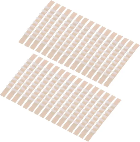 Miniatura 9 de uxcell 200 tiras adhesivas de silicona antideslizantes para colgar ropa para perchas de madera y plástico, color negro (2.76 x 0.25 pulgadas)