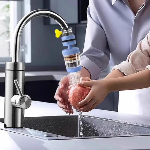 Miniatura 4 de Filtros de agua para tomar, filtros de montaje en grifo, carbón activado, filtro de grifo purificador de grifo, filtro de grifo a prueba