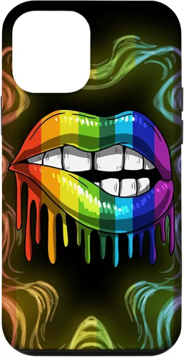 Miniatura 16 de Rainbow Lip Drip Lesbiana Gay Pride Bisexual Transgénero LGBT Funda para iPhone 17