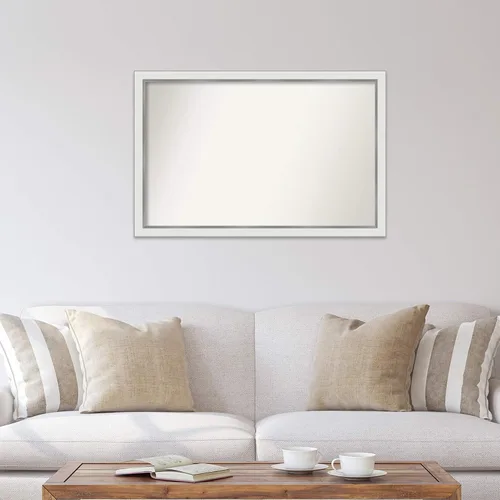 Miniatura 671 de Amanti Art Espejo personalizado, espejo estrecho de baño de oro blanco, espejo de pared o espejo de tocador de baño sobre el fregadero