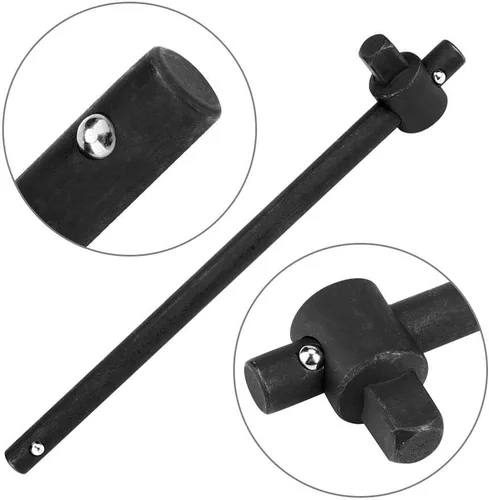 Miniatura 6 de Jectse Llave de enchufe, llave deslizante con mango en T, llave de tubo de barra deslizante de acero resistente para vehículos, fabricación