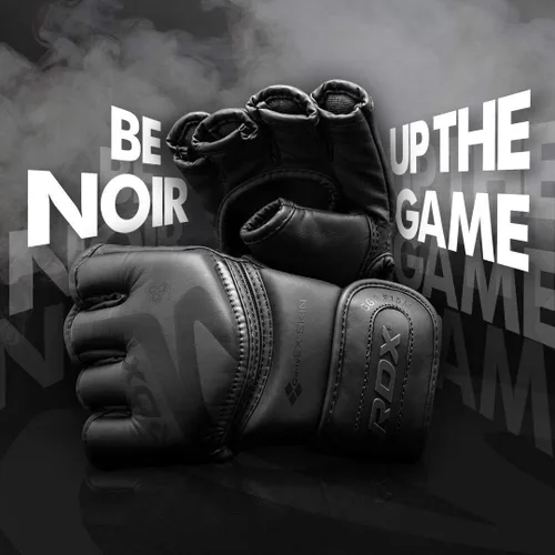Miniatura 5 de RDX Guantes MMA de piel maya real de alta calidad, guantes de combate y agarre para artes marciales mixtas para entrenamiento, guantes de lucha