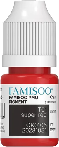 Miniatura 27 de PMU - Pigmento para labios 0.169 fl. oz/5 ml, tinta de tatuaje profesional para labios de larga duración, microblading de color, maquillaje