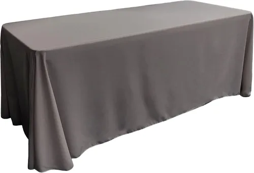 Miniatura 167 de LA Linen Mantel rectangular lavable de popelín de poliéster, resistente a las manchas y a las arrugas, cubierta de mesa 60x84, mantel de tela