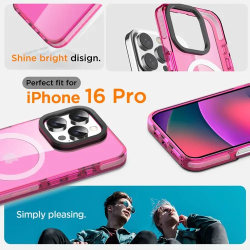 Miniatura 203 de AICase Funda protectora para iPhone 16 compatible con iPhone 16, delgada, ligera, transparente [no amarillenta] Diseño vibrante