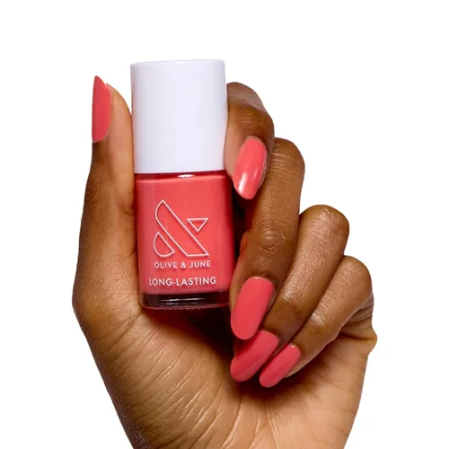 Miniatura 13 de Olive & June - Esmalte de uñas de larga duración, similar al gel, no necesita lámpara, dura hasta 10 días, brillo sin 15 ingredientes nocivos