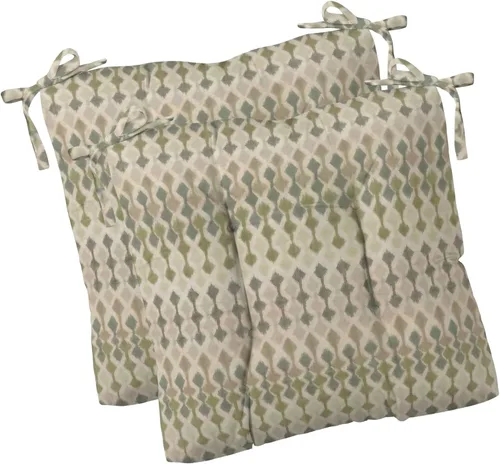 Miniatura 4 de RSH DECOR Juego de 2 cojines de asiento para silla de comedor para interiores y exteriores, 16 x 16 x 2 pulgadas, color a elegir