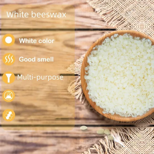 Miniatura 2 de Pellets de cera de abeja de 10 libras para hacer velas, pellets de cera de abeja para piel, cuentas de cera de abeja, cera de abejas a granel