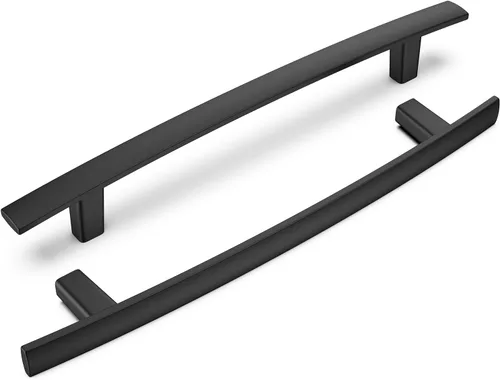 Miniatura 39 de homdiy Paquete de 10 manijas de gabinete de latón antiguo con agujero central de 3 pulgadas, aleación de zinc resistente, tiradores de cajón de arco