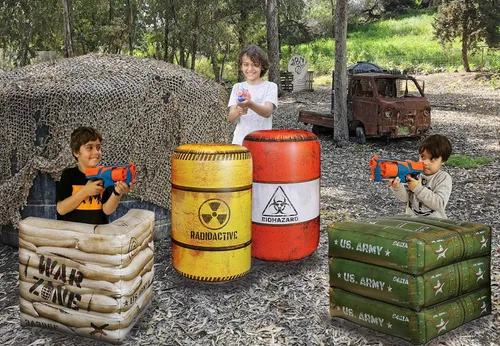Miniatura 5 de Combat Battlefield compatible con etiqueta láser, pistola de agua, pistola de dardos, perfecto para actividades de cumpleaños de niños y niñas