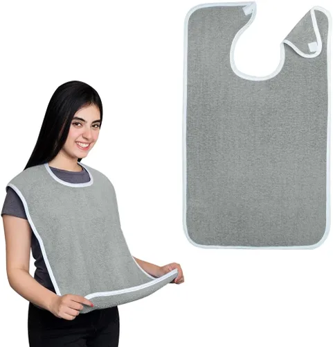 Miniatura 9 de Avalon Towels Adult Bibs for Women 100% Cotton Bib for Adults for Eating - Terry Cloth Adult Bibs for Men Clothing Protectors