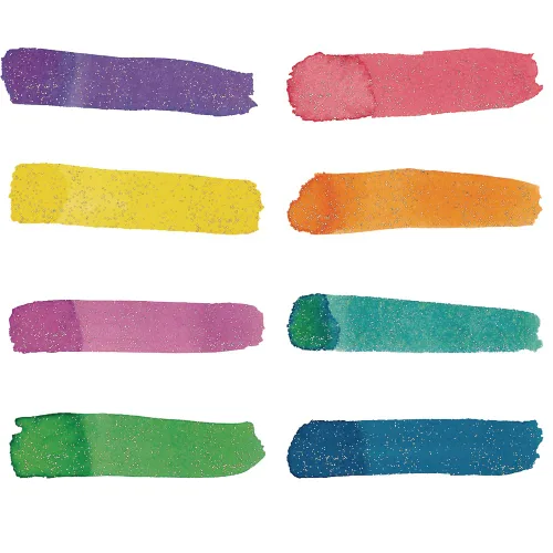 Miniatura 3 de Colorations Pintura líquida para acuarela sin parabenos, juego de 8 colores vibrantes, 8 onzas líquidas, no tóxica y fabricada en los Estados Unidos