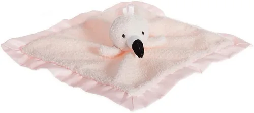 Miniatura 5 de Apricot Lamb Manta de seguridad de animales de peluche con diseño de pájaro flamenco, manta de personaje para guardería, de lujo, para acurrucarse