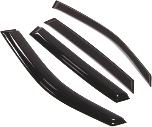 Visor de ventana compatible con Mercedes ML320 ML350 1998-2005, DGWV2-318, deflector de montaje exterior, protector de lluvia, humo oscuro, juego de