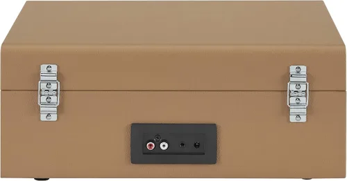 Miniatura 8 de Crosley CR8017B-TA Voyager - Tocadiscos portátil clásico de vinilo con Bluetooth de entrada/salida y altavoces integrados, color marrón Canela
