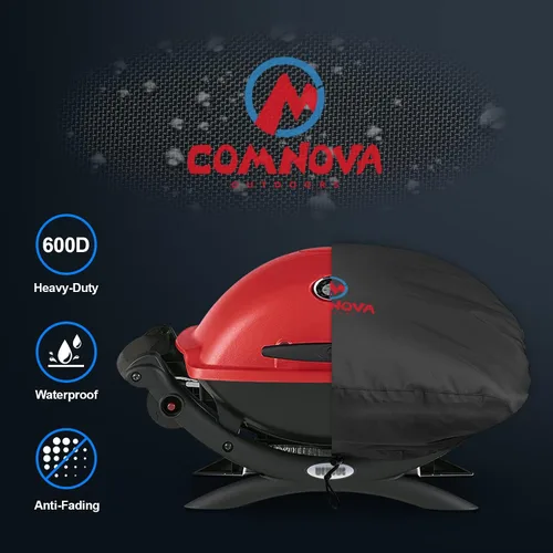 Miniatura 4 de Comnova Weber Q Series - Cubierta para parrilla – Resistente e impermeable, cubierta de barbacoa de 26.5 pulgadas para Q1000, Q1200, Q1400