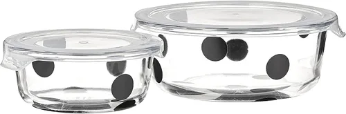 Miniatura 9 de kate spade new york Deco Dot - Juego rectangular de almacenamiento de alimentos (2 piezas)