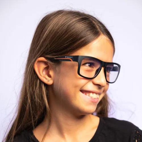 Miniatura 3 de Horus X - Gafas con bloqueo de luz azul para niños Gafas de computadora para niños y niñas Transparentes Hope Clear