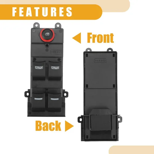 Miniatura 7 de 35750STXA01ZA Interruptor principal del elevalunas eléctrico del lado del conductor delantero para Acura MDX 3.7L V6 2007-2013