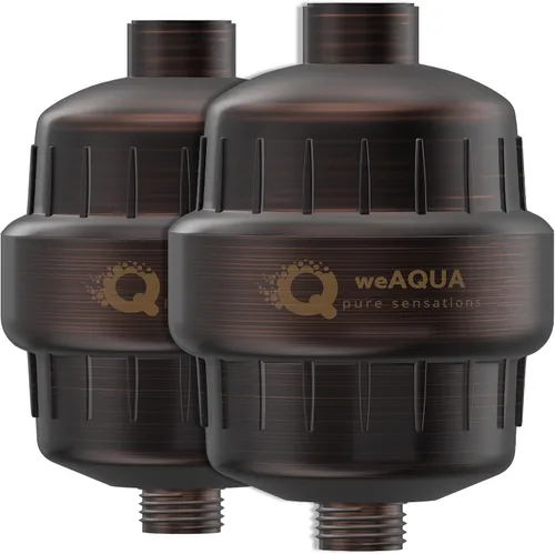 Miniatura 9 de WeAQUA Filtros de Ducha de Servicio Pesado Familiar Paquete de 2 – 99% de Eliminación para Agua Dura, Cloro, Fluoruro, Metales Pesados, Micro-vida