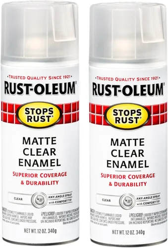 Miniatura 89 de Rust-Oleum 285092 - Pintura en aerosol para prevención del óxido, 12 onzas, transparente satinado Satinado claro