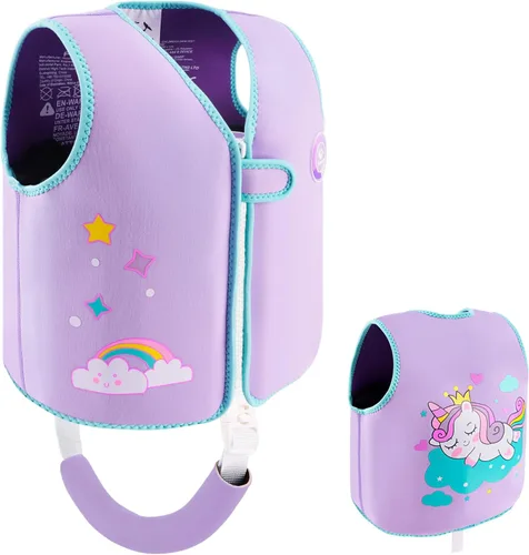 Miniatura 26 de Pottwal Chaleco de natación para niños - Chaqueta de natación - Hecho de neopreno y EPE - con correa ajustable en la entrepierna Verde