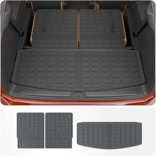 Miniatura 26 de alfombra de carga para maletero, protector de cubierta de asiento trasero de elastómero termoplástico