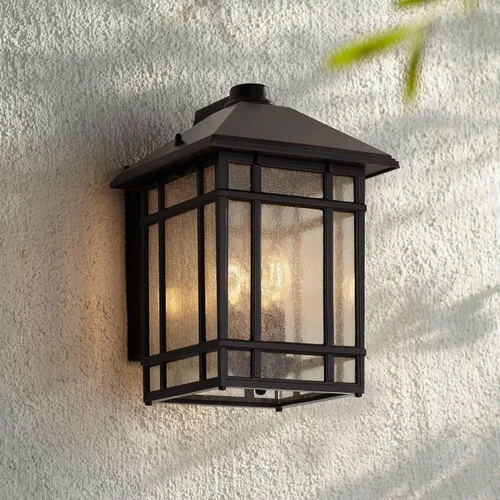 Miniatura 2 de J du J Sierra Craftsman - Lámpara de pared para exteriores de 15 pulgadas de alto