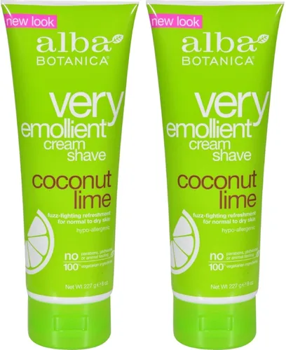 Miniatura 9 de Alba Botanica Crema para rasurar muy emoliente, Mango Vainilla, 8 oz