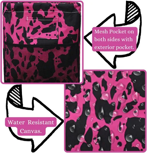 Miniatura 373 de NGIL Bolsa de comestibles reutilizable extra grande plegable de gran tamaño para comestibles, almacenamiento, picnic, playa, Bronco-negro occidental