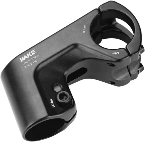 CYSKY Vástago de bicicleta 10 grados 31.8 2.756 in MTB vástago corto bicicleta de montaña manillar elevador para la mayoría de bicicletas, bicicleta