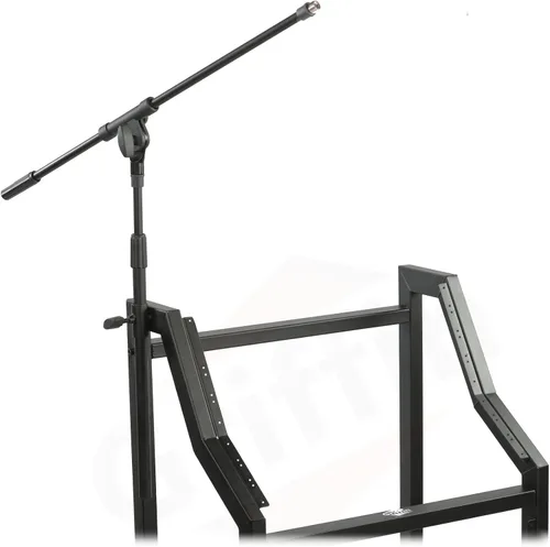 Miniatura 2 de GRIFFIN Soporte de carrito de montaje en rack y plataforma mezcladora superior 25U (serie Studio-XPRO Steel) - Soporte para cabina de música rodante