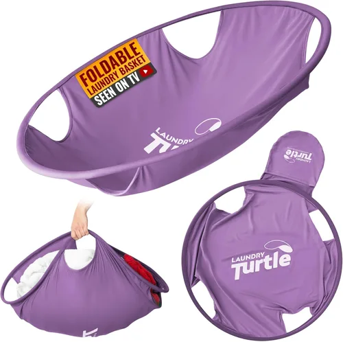 Miniatura 9 de Laundry Turtle Cesta Plegable para la Ropa Revolucionario Cesto Plegable para la Ropa Innovadora Cesta para la Ropa Sucia, Lavado y Extracción