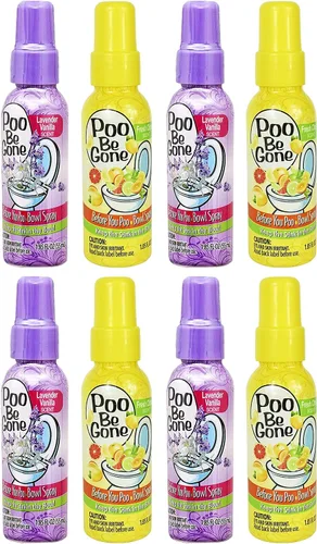 Miniatura 8 de Juego de 4 desodorantes para baño de inodoro de 1.85 onzas, con aroma cítrico fresco y aroma a lavanda