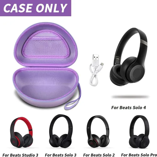 Miniatura 2 de Funda para auriculares compatible con Beats Solo 4, Studio Pro x Kim Kardashian, Solo3, Studio3, Solo2, Solo Pro, auriculares Bluetooth en la oreja