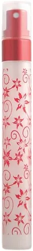 Miniatura 6 de Juego de 6 botellas de spray de perfume de vidrio de viaje vacías con estampado de flores mate de 0.3 fl oz