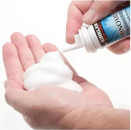 Miniatura 6 de Kirkland Espuma de minoxidil exclusiva para hombres, tratamiento de recrecimiento del cabello, 5% de fuerza extra, suministro de 3 meses