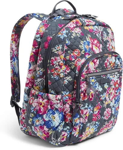 Miniatura 4 de Vera Bradley - Mochila Campus de algodón para mujer, ramilletes bonitos