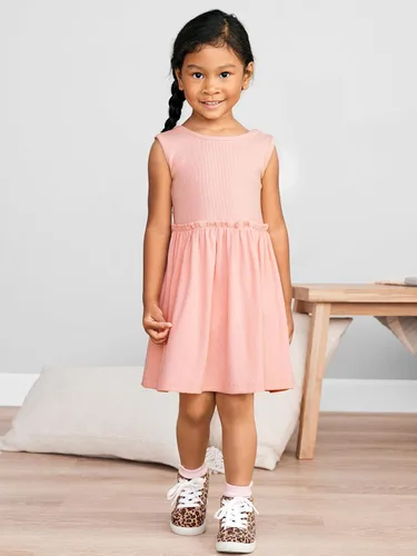 Miniatura 11 de Simple Joys by Carter's - Conjunto de vestido de manga corta y sin mangas para niña, paquete de 2