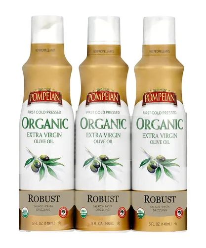 Miniatura 13 de Pompeian Aceite de oliva virgen extra orgánico certificado por USDA, espray antiadherente para cocinar, sin propulsores, 5 onzas líquidas