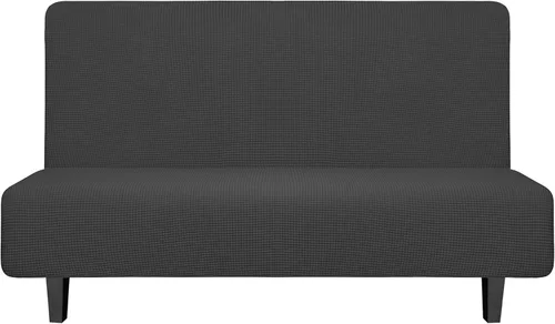 Easy-Going - Funda elástica para futón, cubierta para sofá cama sin brazos, protector de muebles sin reposabrazos con parte inferior elástica para