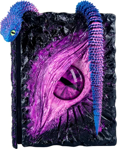 Miniatura 12 de Diario hecho a mano con relieve de monstruo de ojo grande, cuaderno de grabado de resina, papel en blanco, bloc de notas de viaje de tapa dura