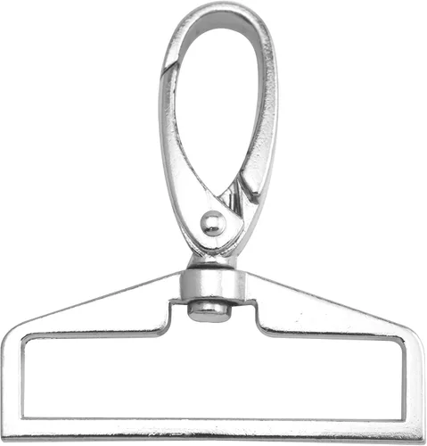 Wuuycoky Silvery Swivel D-Ring Eyelet Large Olive Buckle Lobster Claw Clasps Swivel Trigger Snap Hooks